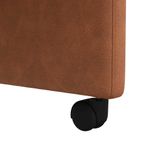 Casa si Gradina - Mobilier - Scaune si fotolii - Scaune - Scaune de dining 2 pcs Maro 57 x 67 x 98 cm Piele artificiala - Infinity.ro