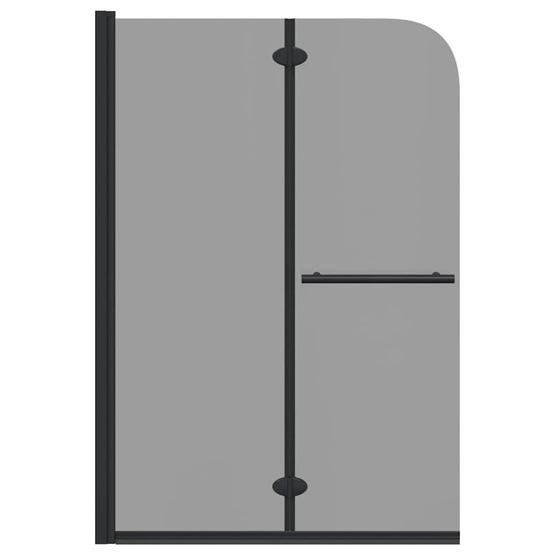 Casa si Gradina - Sanitare - Cazi si cabine de dus - Paravane si usi - Paravan dus Manual Negru 120 x 140 cm Sticla ESG si aluminiu - Infinity.ro