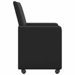 Casa si Gradina - Mobilier - Scaune si fotolii - Scaune - Scaune de dining 2 pcs Negru 57 x 66 x 94 cm Piele artificiala - Infinity.ro