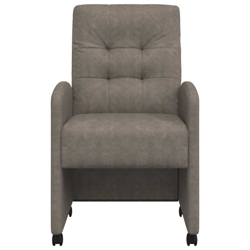 Casa si Gradina - Mobilier - Scaune si fotolii - Scaune - Scaune de dining 2 pcs Gri 57 x 67 x 98 cm Piele artificiala - Infinity.ro