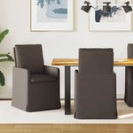 Casa si Gradina - Mobilier - Scaune si fotolii - Scaune - Scaune de dining 2 pcs Gri inchis 57 x 67 x 98 cm in - Infinity.ro