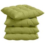 Casa si Gradina - Textile si covoare - Perne si pilote - Perne decorative - Perne de Sezut 2 pcs Verde deschis 40 x 40 x 6 cm tesatura - Infinity.ro
