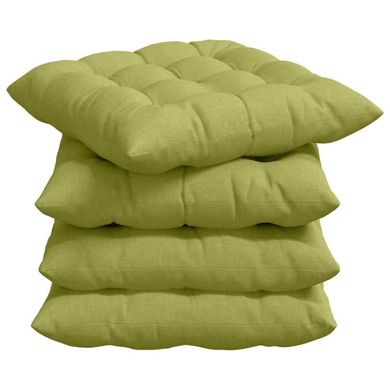 Casa si Gradina - Textile si covoare - Perne si pilote - Perne decorative - Perne de Sezut 2 pcs Verde deschis 40 x 40 x 6 cm tesatura - Infinity.ro