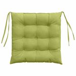 Casa si Gradina - Textile si covoare - Perne si pilote - Perne decorative - Perne de Sezut 2 pcs Verde deschis 40 x 40 x 6 cm tesatura - Infinity.ro