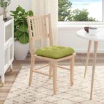Casa si Gradina - Textile si covoare - Perne si pilote - Perne decorative - Perne de Sezut 4 pcs Verde deschis 45 x 45 x 12 cm tesatura - Infinity.ro