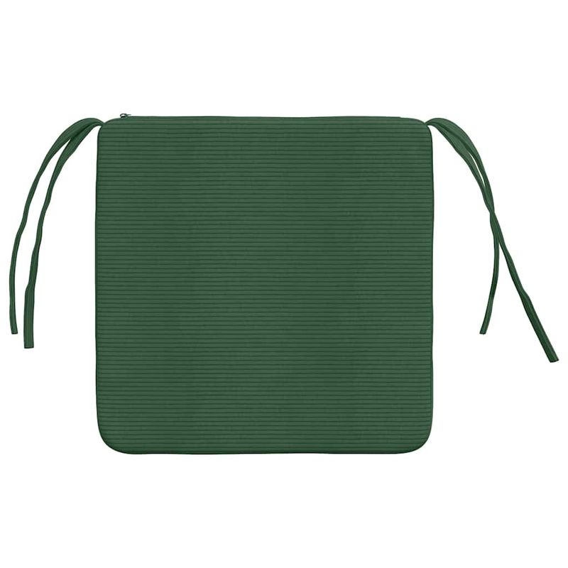 Casa si Gradina - Textile si covoare - Perne si pilote - Perne decorative - Perne de Sezut 4 pcs Verde inchis 40 x 40 x 3 cm - Infinity.ro