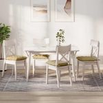 Casa si Gradina - Textile si covoare - Perne si pilote - Perne decorative - Perne de Sezut 4 pcs Gri Verde 40 x 40 x 6 cm - Infinity.ro