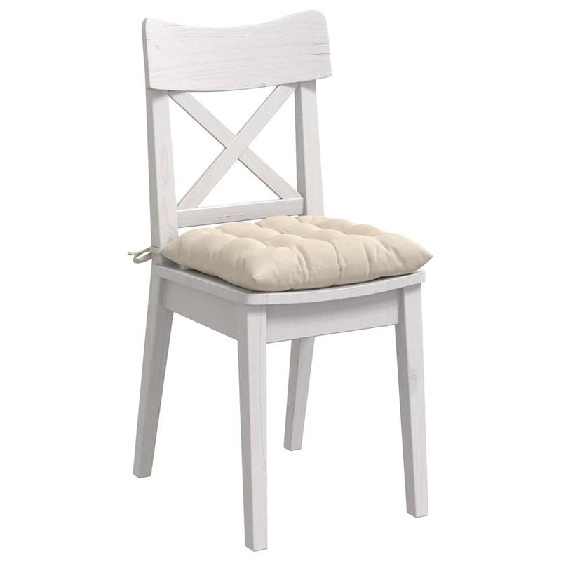 Casa si Gradina - Textile si covoare - Perne si pilote - Perne decorative - Perne de Sezut 4 pcs Bej 40 x 40 x 6 cm Microfibra - Infinity.ro