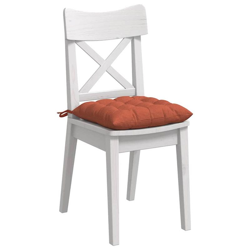 Casa si Gradina - Textile si covoare - Perne si pilote - Perne decorative - Perne de Sezut 4 pcs Rosu portocalie 40 x 40 x 6 cm - Infinity.ro