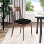 Casa si Gradina - Textile si covoare - Perne si pilote - Perne decorative - Perne de Sezut 4 pcs Negru 40 x 40 x 12 cm tesatura - Infinity.ro