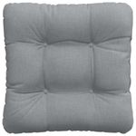 Casa si Gradina - Textile si covoare - Perne si pilote - Perne decorative - Perne de Sezut 4 pcs Gri deschis 45 x 45 x 12 cm tesatura - Infinity.ro