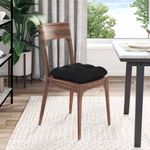 Casa si Gradina - Textile si covoare - Perne si pilote - Perne decorative - Perne de Sezut 4 pcs Negru 40 x 40 cm Tesatura din microfibra - Infinity.ro