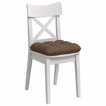 Casa si Gradina - Textile si covoare - Perne si pilote - Perne decorative - Perne de Sezut 4 pcs Maro 45 x 45 x 12 cm tesatura - Infinity.ro