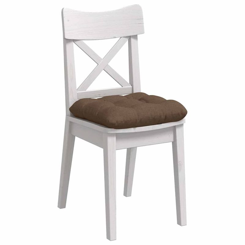 Casa si Gradina - Textile si covoare - Perne si pilote - Perne decorative - Perne de Sezut 4 pcs Maro 45 x 45 x 12 cm tesatura - Infinity.ro