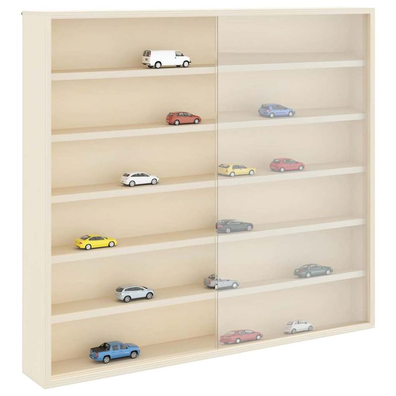 Casa si Gradina - Mobilier - Biblioteci si rafturi - Rafturi - Suport de expunere din lemn Altele Maro 60 x 8,5 x 54 cm placaj - Infinity.ro