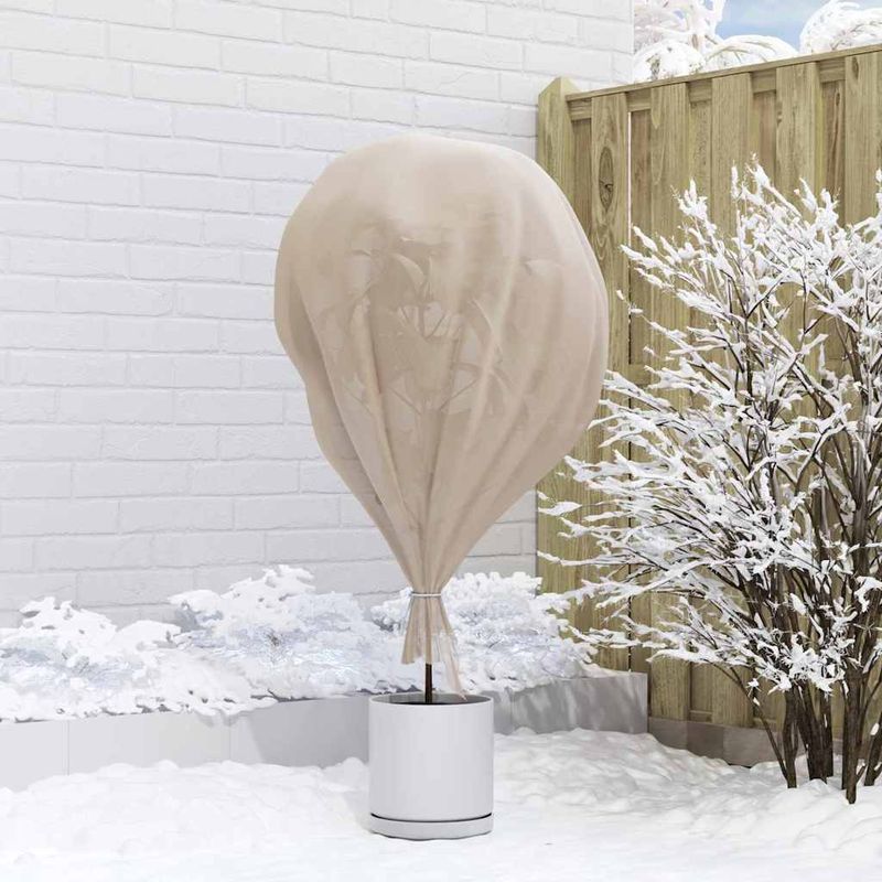 Casa si Gradina - Gradinarit si plante - Unelte gradinarit - Accesorii pentru unelte gradinarit - Fleece de Protectie pentru Plante impotriva Inghetului Bej - Infinity.ro