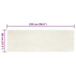 Casa si Gradina - Textile si covoare - Covoare - Covoare casa - Covoare Alb 80 x 250 cm Acrilic, poliester - Infinity.ro