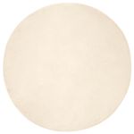 Casa si Gradina - Textile si covoare - Covoare - Covoare casa - Covor din Blana Faux de Iepure Crem Ø 120 cm Poliester - Infinity.ro