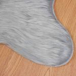 Casa si Gradina - Textile si covoare - Covoare - Covoare casa - Covor Faux din Lana de oaie Gri 60 x 90 cm Poliester - Infinity.ro