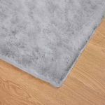 Casa si Gradina - Textile si covoare - Covoare - Covoare casa - Covor din Blana Faux de Iepure Gri 120 x 170 cm Poliester - Infinity.ro