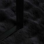 Casa si Gradina - Textile si covoare - Lenjerii de pat - Cearceafuri de pat - Patura din Blana sintetica de Iepure 4 pcs Negru 240 x 270 cm - Infinity.ro