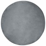 Casa si Gradina - Textile si covoare - Covoare - Covoare casa - Covor din Blana Faux de Iepure Antracit Ø 200 cm Poliester - Infinity.ro