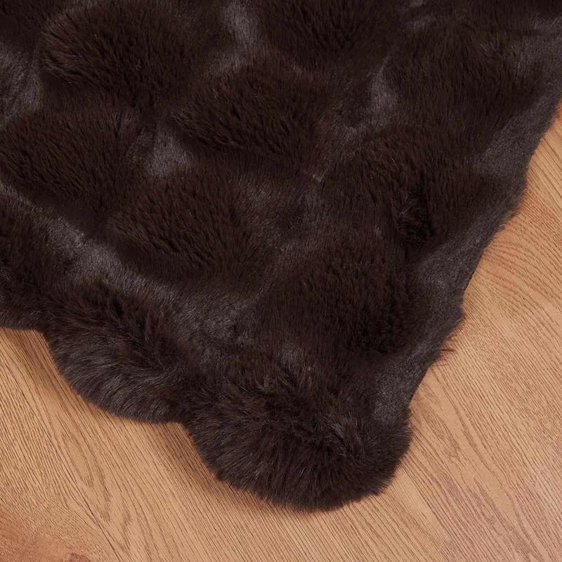 Casa si Gradina - Textile si covoare - Pături și cuverturi - Pături - Patura din Blana sintetica de Iepure 4 pcs Culoare Camila - Infinity.ro