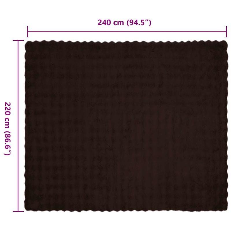 Casa si Gradina - Textile si covoare - Pături și cuverturi - Pături - Patura din Blana sintetica de Iepure 4 pcs Culoare Camila - Infinity.ro