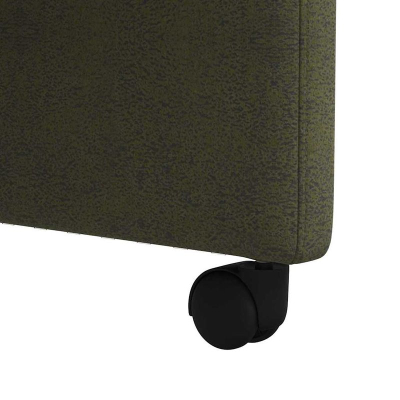 Casa si Gradina - Mobilier - Scaune si fotolii - Scaune - Scaune de dining cu roti 2 pcs Verde militar 57 x 67 x 98 cm - Infinity.ro