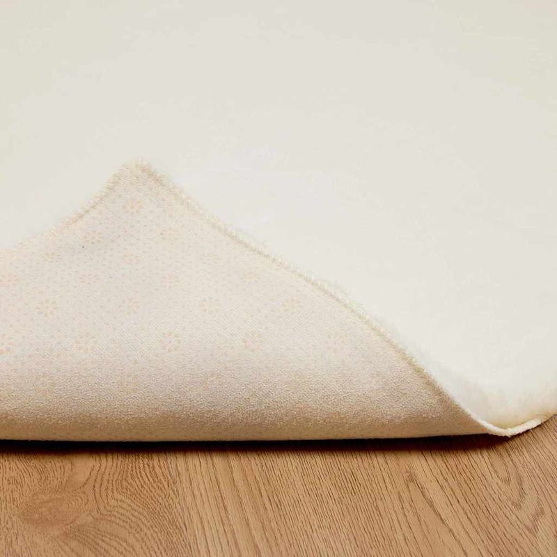 Casa si Gradina - Textile si covoare - Covoare - Covoare casa - Covor din Blana Faux de Iepure Alb 140 x 200 cm Poliester - Infinity.ro