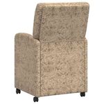 Casa si Gradina - Mobilier - Scaune si fotolii - Scaune - Scaune de dining cu roti 2 pcs Gri deschis 57 x 67 x 95 cm - Infinity.ro