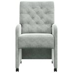 Casa si Gradina - Mobilier - Scaune si fotolii - Scaune - Scaune de dining 2 pcs Gri deschis 58 x 67 x 97 cm Catifea - Infinity.ro