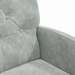 Casa si Gradina - Mobilier - Scaune si fotolii - Scaune - Scaune de dining 2 pcs Gri deschis 58 x 67 x 97 cm Catifea - Infinity.ro