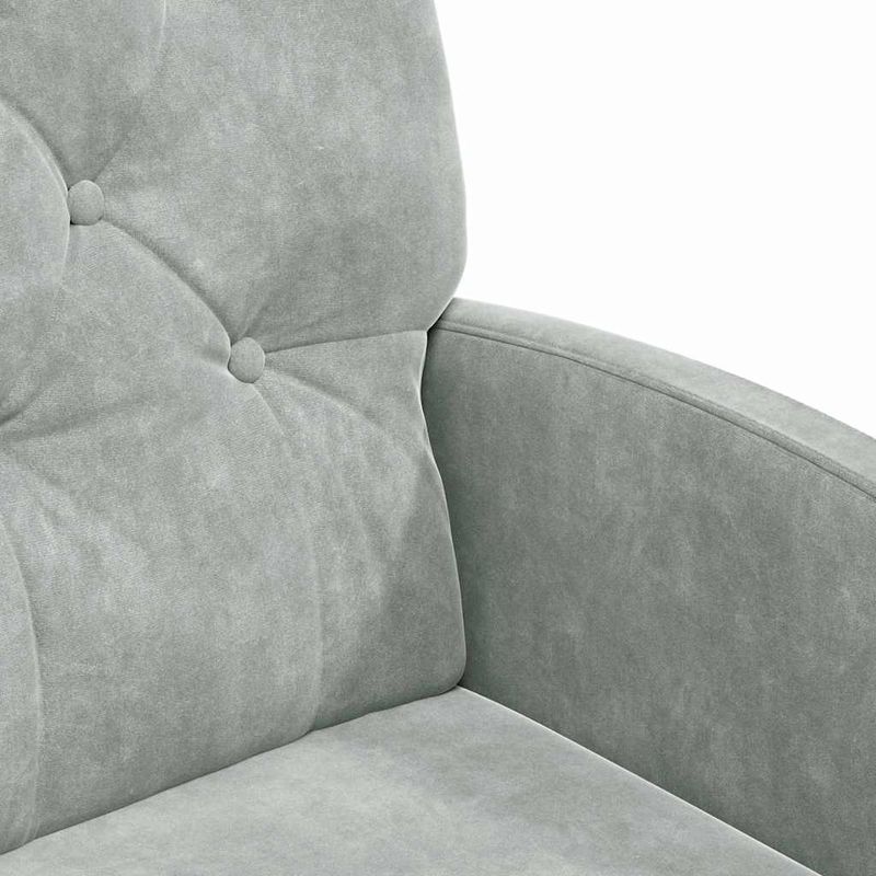 Casa si Gradina - Mobilier - Scaune si fotolii - Scaune - Scaune de dining 2 pcs Gri deschis 58 x 67 x 97 cm Catifea - Infinity.ro