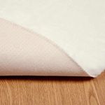 Casa si Gradina - Textile si covoare - Covoare - Covoare casa - Covor din Blana Faux de Iepure Alb Ø 200 cm Poliester - Infinity.ro