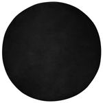 Casa si Gradina - Textile si covoare - Covoare - Covoare casa - Covor din Blana Faux de Iepure Negru Ø 160 cm Poliester - Infinity.ro