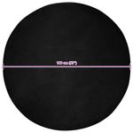Casa si Gradina - Textile si covoare - Covoare - Covoare casa - Covor din Blana Faux de Iepure Negru Ø 160 cm Poliester - Infinity.ro
