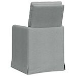 Casa si Gradina - Mobilier - Scaune si fotolii - Scaune - Scaune de dining 2 pcs Gri deschis 57 x 67 x 98 cm tesatura - Infinity.ro