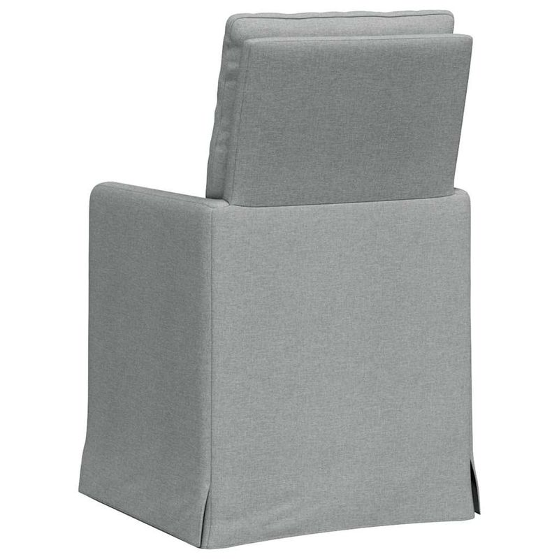 Casa si Gradina - Mobilier - Scaune si fotolii - Scaune - Scaune de dining 2 pcs Gri deschis 57 x 67 x 98 cm tesatura - Infinity.ro