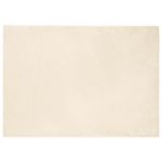 Casa si Gradina - Textile si covoare - Covoare - Covoare casa - Covor din Blana Faux de Iepure Crem 200 x 280 cm Poliester - Infinity.ro