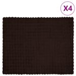 Casa si Gradina - Textile si covoare - Pături și cuverturi - Pături - Patura din Blana sintetica de Iepure 4 pcs Culoare Camila - Infinity.ro