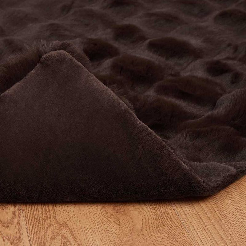 Casa si Gradina - Textile si covoare - Pături și cuverturi - Pături - Patura din Blana sintetica de Iepure 4 pcs Culoare Camila - Infinity.ro