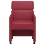 Casa si Gradina - Mobilier - Scaune si fotolii - Scaune - Scaune de dining 2 pcs bordo 58 x 65 x 98 cm Piele artificiala - Infinity.ro