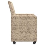 Casa si Gradina - Mobilier - Scaune si fotolii - Scaune - Scaune de dining cu roti 2 pcs Gri deschis 57 x 66 x 94 cm - Infinity.ro