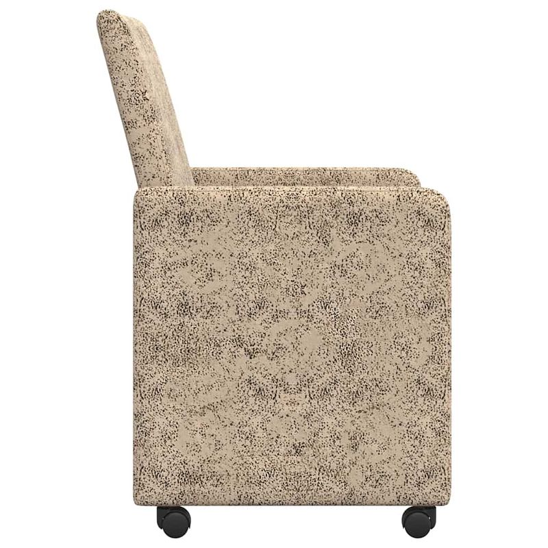 Casa si Gradina - Mobilier - Scaune si fotolii - Scaune - Scaune de dining cu roti 2 pcs Gri deschis 57 x 66 x 94 cm - Infinity.ro