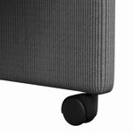 Casa si Gradina - Mobilier - Scaune si fotolii - Scaune - Scaune de dining cu roti 2 pcs Gri inchis 57 x 66 x 94 cm - Infinity.ro