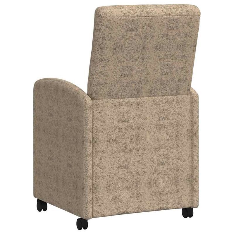 Casa si Gradina - Mobilier - Scaune si fotolii - Scaune - Scaune de dining cu roti 2 pcs Gri deschis 57 x 67 x 98 cm - Infinity.ro