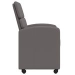 Casa si Gradina - Mobilier - Scaune si fotolii - Scaune - Scaune de dining 2 pcs Gri 58 x 65 x 98 cm Piele artificiala - Infinity.ro