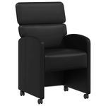 Casa si Gradina - Mobilier - Scaune si fotolii - Scaune - Scaune de dining 2 pcs Negru 58 x 65 x 98 cm Piele artificiala - Infinity.ro