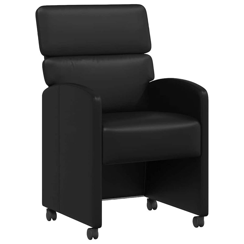Casa si Gradina - Mobilier - Scaune si fotolii - Scaune - Scaune de dining 2 pcs Negru 58 x 65 x 98 cm Piele artificiala - Infinity.ro